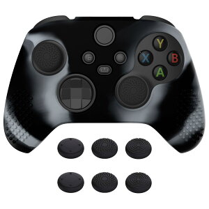 �y���������zeXtremeRate PlayVital 3D Studded��Xbox Series X/S�R���g���[���[�ɑΉ��p�A���`�X���b�v�V���R�[���J�o�[�X�L���A�����e�w�O���b�v�L���b�v6�t���AXbox Core���C�����X�R���g���[���Ή�