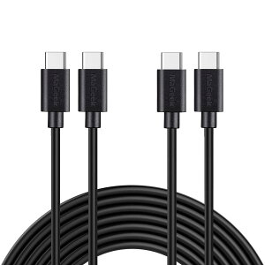 �y���������zMaGeek USB Type-C �P�[�u�� USB-A & USB-C 2.0 �P�[�u�� ���������Ə[�d �P�[�u�� Xperia XZ/Samsung Galaxy S10 S9 S8/ Note 8 / Huawei P10 / ChromeBook Pixel/Nokia N1 Tablet/Nintendo Switch �Ή� �F�F�u���b�N