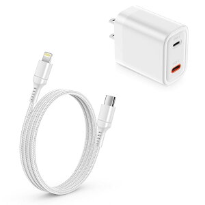 �y���������zOcbuo iPhone �P�[�u�� �^�C�vC ���C�g�j���O PD25W �}���[�d usb c to Lightning�[�d�P�[�u�����ϋv�i�C�����҂� �F�F�z���C�g