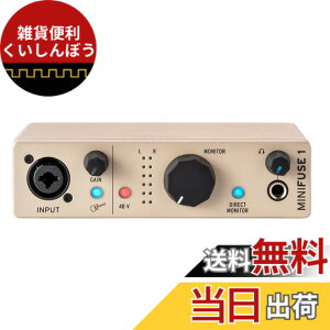 �y���������zArturia �A�[�g���A ���y����\�t�g�t�� �|�[�^�u���E�I�[�f�B�I�C���^�[�t�F�C�X MiniFuse �F�F�V�����p�[�j���A�T�C�Y�FMiniFuse 1