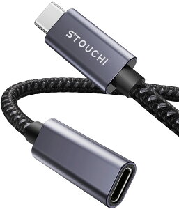 �y���������zStouchi USB Type-C �����P�[�u��/�����R�[�h�yPD100W�}���[�d�E10Gbps�f�[�^�]���E4K@60Hz�f���o�́EUSB 3.2 Gen2�K�i�z�^�C�vC �I�X-���X ���ϋv�i�C�����҂� MacBook/iPhone/Galaxy/Switch/PSVR2/Surfac