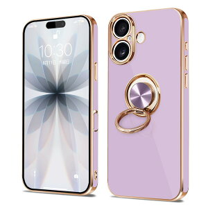 �y���������ziPhone 16e �P�[�X �����O�t�� �ϏՌ� �A�C�t�H��16e �����O �J�o�[ 360°��] �X�^���h�@�\ TPU �ԍڃz���_�[�Ή� 6.1�C���` �����Y�ی� �X�g���b�v�z�[���t�� �F�F�p�[�v���A�T�C�Y