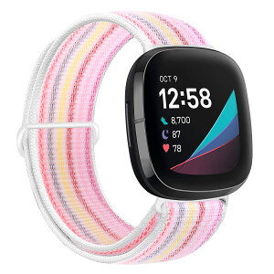 �y���������z�R���p�`�u�� Fitbit versa 3/Fitbit Sense �o���h�A�i�C�����X�|�[�c�o���h�u���X���b�g�ʋC�����߉\�Ȍy�ʌ����X�g���b�v���X�g�o���h�A�N�Z�T�� �F�F�s���N�̃s���X�g���C�v
