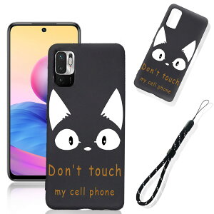 �y���������z�X�}�[�g�t�H����p�ی�P�[�X (Don't touch my cell phone) �F�FDon't touch my cell phone�A�T�C�Y�F�Ή� Xiaomi Redmi Note 10 JE XIG02�p