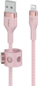 �y���������zBelkin USB-A to ���C�g�j���O �ґg�V���R�� �P�[�u�� iPhone 13 / 12 / SE / 11 / XR �Ή� �}���[�d �����ϋv MFi�F�� 1M �u���b�N BOOST CHARGE��Flex CAA010bt1M �F�F�s���N