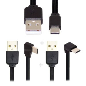 �y���������zCablecc USB-C USB 2.0 Type-A - USB 2.0 Type-A & Type-B & Micro & Mini USB�f�[�^�t���b�g�X����FPC�P�[�u�� �F�F�u���b�N