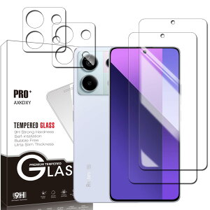 �y���������z�y2+2���Z�b�g�zXiaomi Redmi 12 5G �p�� �K���X�t�B����(2��) + �����Y�ی�t�B���� (2��) �t�B���� Redmi 12 �p�� �����K���X �T�C�Y�F�y2+2���Z�b�g�zRedmi Note 13 Pro 5G