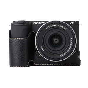 �y���������zRieibi �J�����P�[�X�ASony ZV-E10 II�pPU���U�[�n�[�t�P�[�X�ASony ZV-E10 II�p�ی�P�[�X�ASony ZVE10 II�J�o�[�A�����J�����o�[�W�����ƃn���h�O���b�v�f�U�C�� �F�F�u���b�N