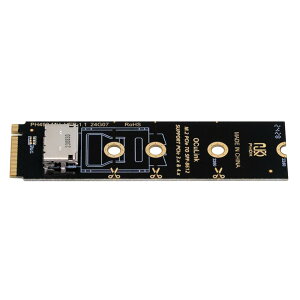 �y���������zCABLECC PCI-E 3.0 M.2 MKEY TO OCULINK SFF-8612 SFF-8611 PCIE NVME SSD 2260�����U.2 SFF-8639�P�[�u���p�̃z�X�g�A�_�v�^�[ �F�FBlack 2280�A�T�C�Y�F10cm