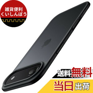 �y���������zJETech iPhone 16e / 17 Pro�p �}�b�g�P�[�X �ϏՌ����~���^���[�O���[�h�̗����ی� ������̔������w�� �X�}�z�J�o�[ �w��h�~ �F�F�u���b�N�A�T�C�Y�FiPhone 17 Air
