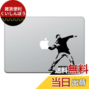 �y���������z�J�C���h�X�g�A MacBook Air/Pro 11 / 13�C���` �}�b�N�u�b�N �X�e�b�J�[ �V�[�� �o���N�V�[ �����g�t �K�C Banksy Molotov Guy M424X �F�F�u���b�N�A�T�C�Y�F13�C���`