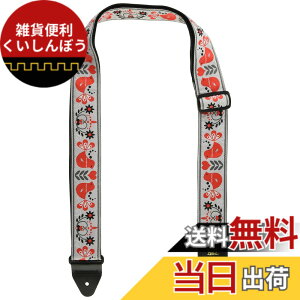 �y���������z�y���K�i�z ERNIE BALL JACQUARD STRAP �W���J�[�h�E�X�g���b�v �F�F���b�h�E�o�[�h�E�E�B���^�[�A�T�C�Y�F�W��