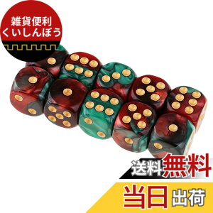 �y���������zYourandoll 10�� ���ʑ̃_�C�X D6�T�C�R�� 6�ʃ_�C�X16mm Dungeons and Dragons �AMTG�A TRPG�A DND�T�C�R���Ȃǃe�[�u���Q�[���p �F�F���b�h �O���[���A�T�C�Y�F16mm