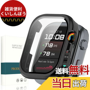 �y���������z�P�[�X+�K���X�t�C���� PC+�K���X �����x �L�Y�h�~ ��̌^�J�o�[ ���t���ȒP �y�� �ی�J�o�[ �F�F�u���b�N�A�T�C�Y�FHUAWEI WATCH D2