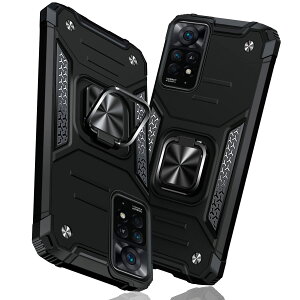 �y���������zTMUJWS Redmi Note 11 Pro 5G �P�[�X �����O �Ռ��z�� �ϏՌ� TPU+PC�o���p�[ ��d�\�� �ČRMIL�K�i �S�ʕی�J�o�[ ����h�~ �ԍڃz���_�[�Ή� �C�菝�h�~ ����~�� �y�� ���^ ���b�h�~�[ 