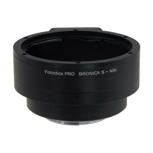 �y���������zFotodiox Pro Lens Mount Adapter Compatible with Bronica S Lenses to fit Nikon F-Mount Cameras �F�F�u���b�N