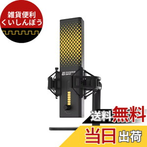 �y���������zEndgame Gear XSTRM USB Microphone USB �Q�[�~���O�}�C�N �R���f���T�[�}�C�N �F�F�u���b�N