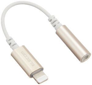 �y���������z�G���R�� iPhone headphone adapter [lightning - 3.5mm] �w�b�h�z���W���b�N�A�_�v�^�[ 4�ɃC���z���[�q(�ʘb�Ή�) ���ϋv�d�l APPLE�F�ؕi �F�F�S�[���h
