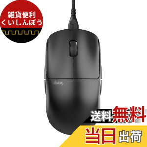 �y���������zPulsar Gaming Gears Wired �L���Q�[�~���O�}�E�X ���y�� 1ms 26000 DPI Optical Sensor PAW3395 �������K�i �F�F�u���b�N�A�T�C�Y�FMedium