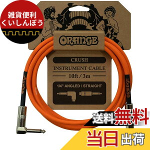 �y���������zORANGE CRUSH Instrument Cable 10ft 3m 1/4 Angled Straight CA035 �M�^�[�P�[�u�� �F�F�I�����W�A�T�C�Y�F3���[�g��