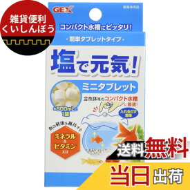 【送料無料】GEXジェックス 塩で元気 ミニタブレット 色：無し、サイズ：50錠