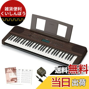 �y���������z���}�n �|�[�^�u���L�[�{�[�h 61���� �u���b�N PSR-E360B �֗��ȃ��b�X���@�\��^�b�`���X�|���X�𓋍� �F�F�_�[�N�E�H���i�b�g��