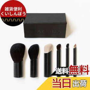 �y���������zSHAQUDA �~�X�~ 6�u���b�V�����g���C�A���O���P�[�X MISUMI 6 Brushes �� Triangle case [SCENE35] �F�F�u���b�N