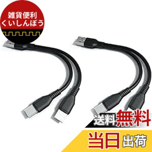 �y���������zSound Wave �y �[�d Type C ��҃P�[�u�� �z 1�{�� USB�[C �X�}�z �^�u���b�g��2�䓯���ɏ[�d TypeC Y���P�[�u�� ����P�[�u�� 2 in1 USB�P�[�u�� + �V���R���� USB-A �ی� �h�o �J�o�[ F.Wave �I