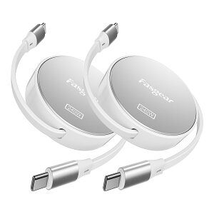 �y���������zFasgear 240W USB C - USB C�P�[�u�� 1m 100W USB C�[�d��p ������莮 5A �}���[�d�^�C�vC�R�[�h [4�L�k] i-Phone 15�APS5�R���g���[���AThinkPad X1�Ή� (2 �V���o�[)