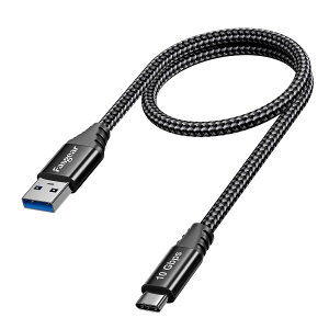 �y���������zFasgear USB�^�C�vC�P�[�u��50cm�F �Z��USB A to C 3.2 Gen 2�R�[�h�ґg - 10Gbps�A���h���C�h�I�[�g�^�C�vC�f�[�^�P�[�u�� - 3A�}���[�d�Ή�iPad Pro�p�O�t��SSD X-box�V���[�Y�R���g���[��