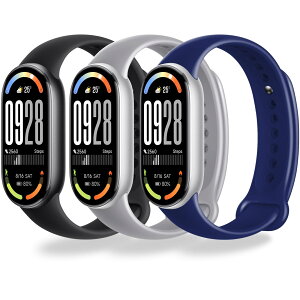 �y���������z[Monuary] 3�F Xiaomi Smart Band 10/9/8�ƌ݊����̂�������p���X�g�o���h�A�_�炩��TPU���A�ʋC���A�h���A�v���ȉ�̗̂̍p