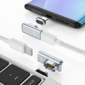 �y���������zUSB-C�}�O�l�b�g���A�_�v�^�[ (2�Z�b�g) 24�s�� PD 100W��USB PD�[�d�ɑΉ� USB3.1 40Gbps�̃f�[�^�]�� 60Hz��8K�̃r�f�I Thunderbolt 3/4 MacBook Pro/Air�ȂǂɑΉ� Type-C�f�o�C�X�p