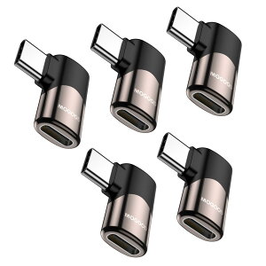 �y���������zMOGOOD Type C �ϊ� �A�_�v�^�[ ���E 90° L�� USB C�I�X�΃��X USB C�G�N�X�p���_ 40Gbps�����f�[�^�]�� 8K@60Hz�f���o�� 100W/5A�}���[�dThunderbolt�G�N�X�p���_�͏��C�b���i�AMacBook Pro�A�^