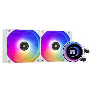 �y���������zThermalright Frozen Notte 240 WHITE ARGB V2 ����CPU�N�[���[�A240�z���C�gCPU�N�[���[�d�l�A�_�u��PWM�t�@���AS-FDB V2�x�A�����O�AAMD/AM4 AM5, Intel LGA 1700/1150/1151/1200/2011 �ɓK�p�B