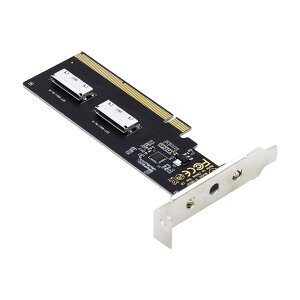 �y���������zNFHK PCIE PCI-Express 16x to Dual Oculink SFF-8612 SFF-8611 8X VROC�A�_�v�^�[ ���C���{�[�hSSD�O���t�B�b�N�X�J�[�h�p