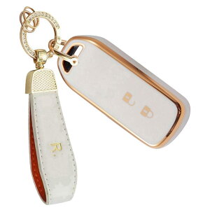 �y���������z[YANMW] N-BOX�L�[�P�[�X�K���z���_ N-BOX N-ONE N-WGN N-���S���L�[�J�o�[ NBOX�J�X�^�� N-VAN JF1 JF2 JF3 JF4�L�[�z���_�[�X�}�[�g�L�[�P�[�X 2�{�^��(�z���C�g)