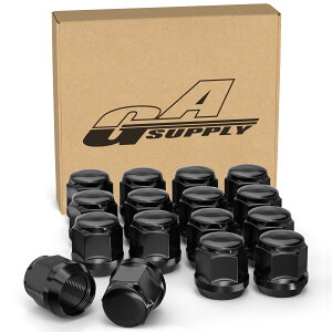 �y���������zGAsupply ���O�i�b�g M12 x P1.5 �z�C�[���i�b�g �e�[�p�[��60° ����24mm 19HEX �}�c�_/�_�C�n�c/�O�H�ɂɑΉ� �X�`�[���� 16�Z�b�g �u���b�N