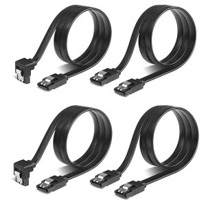 �y���������zYFFSFDC SATA 3�P�[�u�� �V���A���P�[�u�� 4�{�Z�b�g(�X�g���[�g�^+��L�^) �V���A��ATA3�P�[�u�� ���������h�~ �n�[�h�f�B�X�N/���w�h���C�u �œK ���b�`�t 50cm HDD SSD S-ATA III �f�[�^ 