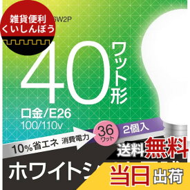 【送料無料】マクサー電機 [12パックセット] ホワイトシリカ電球 40W形 MX-LW100V36W2P