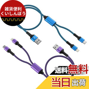 �y���������z2in1 iPhone �[�d�P�[�u�� �u2�{�g/1.2M�v�^�C�vc USB�P�[�u�� ���C�g�j���O�P�[�u�� 2.4A&3A�}���[�d Haoano �}���`�R�l�N�^�P�[�u�� 2�C��1 �[�d�R�[�h 2�䓯�����d�\ iPhone 16 Pro Max/15/1