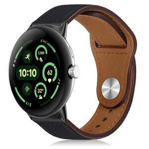 �y���������z[HeeNia] ���U�[�o���h Google Pixel Watch 3 45mm �Ή� �o���h �v �X�g���b�v �X�|�[�c�o���h Google Pixel Watch 3 45mm �p ���v�x���g (�u���b�N)