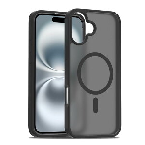 �y���������zPRODELI �P�[�X For iPhone 16 Plus ��p �J�o�[ MagSafe�Ή� �ČRMIL�K�i �ی�J�o�[ �ϏՌ� �w��h�~ ���C�����X�[�d�Ή� �����h�~ �����Y�ی� ���΂݂Ȃ� �X�}�z�P�[�X �Ή� �A�C�t�H�� 