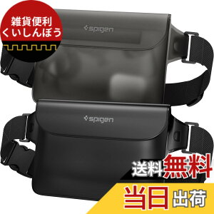 �y���������zSpigen ���S�h�� �E�G�X�g�|�[�` 2���Z�b�g ���� IPX8�F�� �C �v�[�� �� ���s �A�E�g�h�A �X�}�z���[�\ �O�d�`���b�N �x���N�� PVC ��e�� �h���o�b�O A620 AMP04531 (�u���b�N)