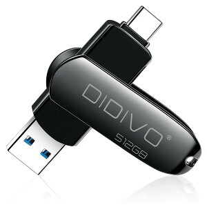 �y���������zUSB������ 512GB�[ �^�C�vC �t���b�V���h���C�u �X�}�z/�^�u���b�g/PC�Ή� �X�}�z�p USB3.0 �����f�[�^�`�� USB������ �e�ʕs������ ���ʑ}���X�}�z�������[ ���������{�f�B�[ 360�x��