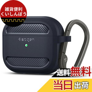 �y���������zSpigen Airpods ��3���� �P�[�X AirPods 3 �P�[�X �ϏՌ� PC TPU ��d�\�� ���C�����X�[�d �Ή� �J���r�i �����O�t�� �y�� �L�Y�h�~ �Ռ� �z�� �V���v�� ���M�b�h�E�A�[�}�[ ASD01980 (�`���R