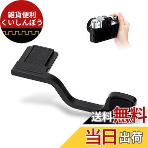 �y���������zJJC �T���O���b�v �T�����X�g Fuji X-T50 XT50 �J�����K�p �����ȒP �}�C�N���t�@�C�o�[���U�[&�V���R���p�b�h�t�� �J�����z�[���h�������߂� �u���b�N