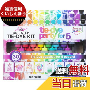 �y���������z[TULIP] �`���[���b�v �����X�e�b�v�i����� 15�F�ȒP�L�b�g �V�R�f�ނ������D�݂ɐ��߂Ċy���� one-step tie-dye 15-Color Party Kit