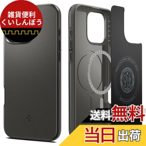 �y���������zSpigen iPhone 16 Pro Max �P�[�X MagSafe�Ή� �}�O�l�b�g���� �ČRMIL�K�i �}�b�g ���^ �V���E�t�B�b�g�E�}�O�t�B�b�g ACS07979 (�K�����^��)