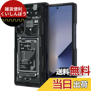 �y���������zSpigen Galaxy Z Fold 6 �P�[�X �N���A ���C�����X�[�d�Ή� �o���p�[2�d�\�� �ČRMIL�K�i�擾 �ϏՌ� ���菝�h�~ ���΂ݖ��� �E���g���E�n�C�u���b�h �v�� ACS08282 (�[���E����)
