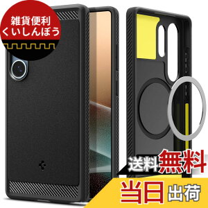 �y���������zSpigen Galaxy S25 Ultra �P�[�X Magfit�Ή� �ϏՌ� TPU �\�t�g �}�b�g �ČRMIL�K�i ���M�b�h�E�A�[�}�[�E�}�O�t�B�b�g ACS08951 (�}�b�g�E�u���b�N)